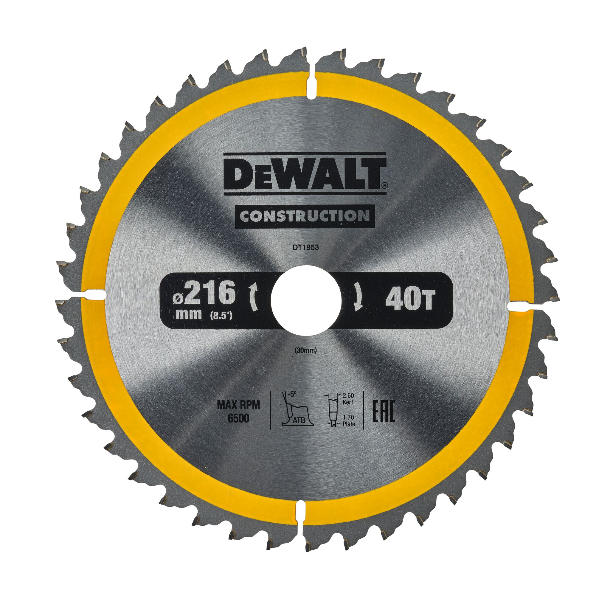 DeWalt saeketas DT1953 216 x 30 mm x 40z