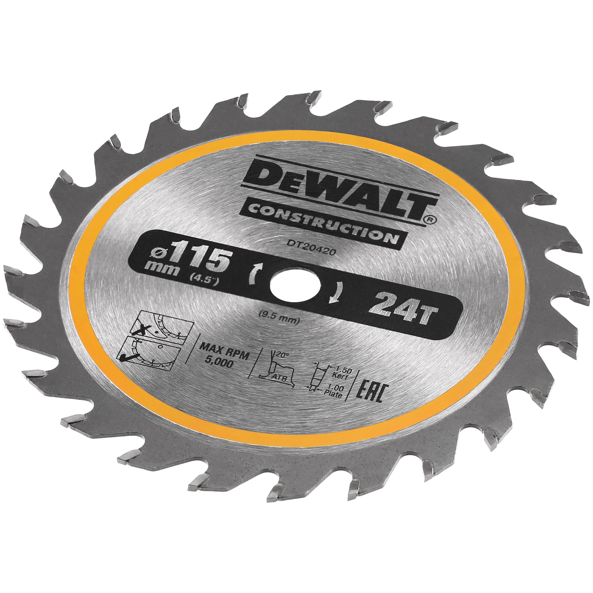 DeWalt saeketas 115 x 9,5 mm z24