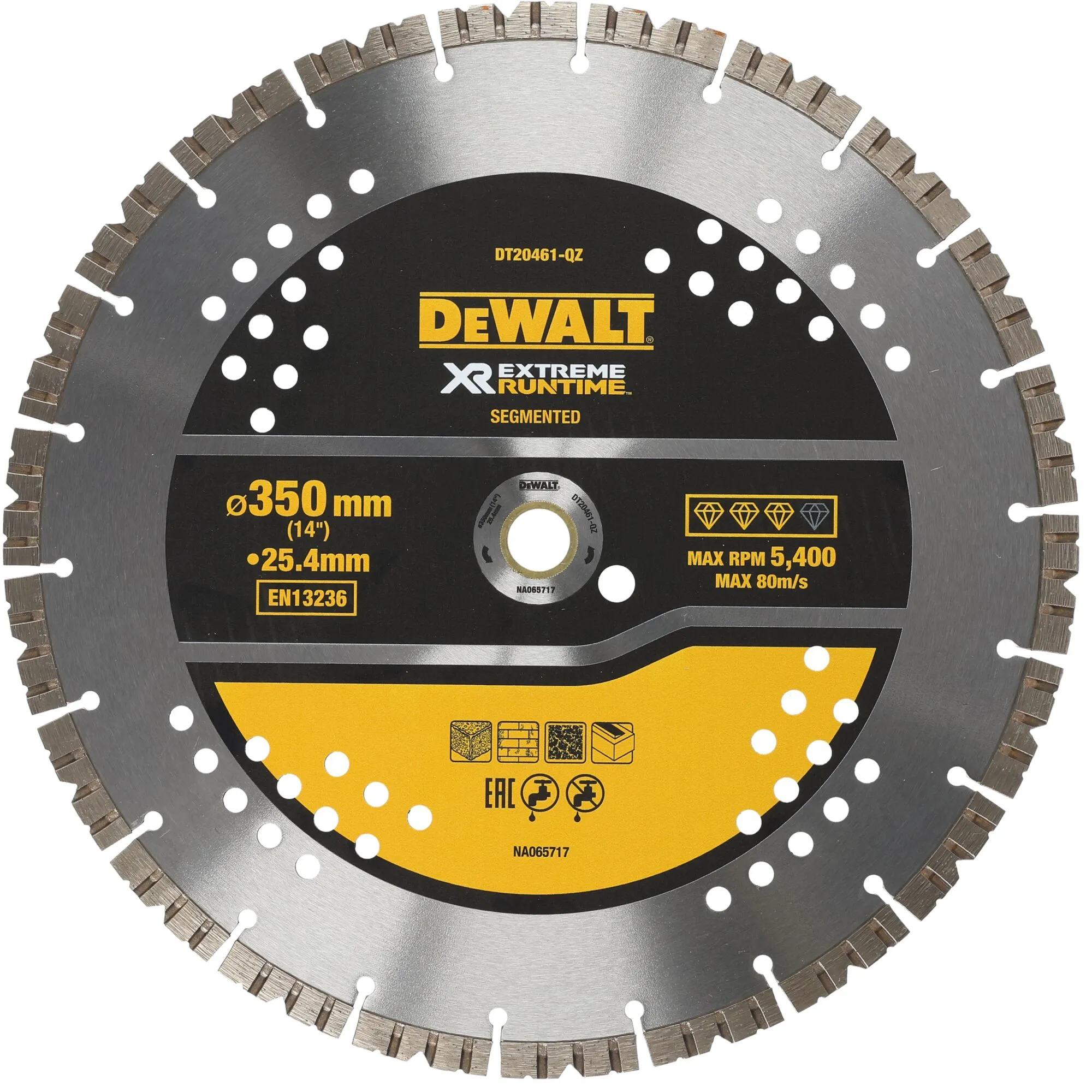 DeWalt diamond cutting disc 350 x 25.4 mm (DT20461-QZ)