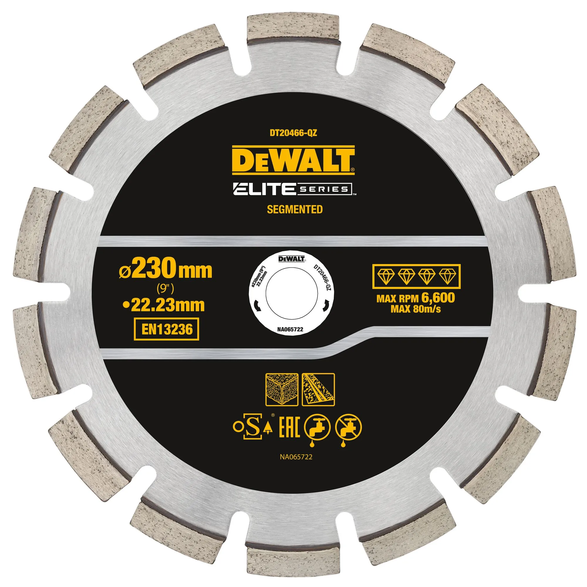 DeWalt deimantinis pjovimo diskas Elite 230 x 22,23 mm