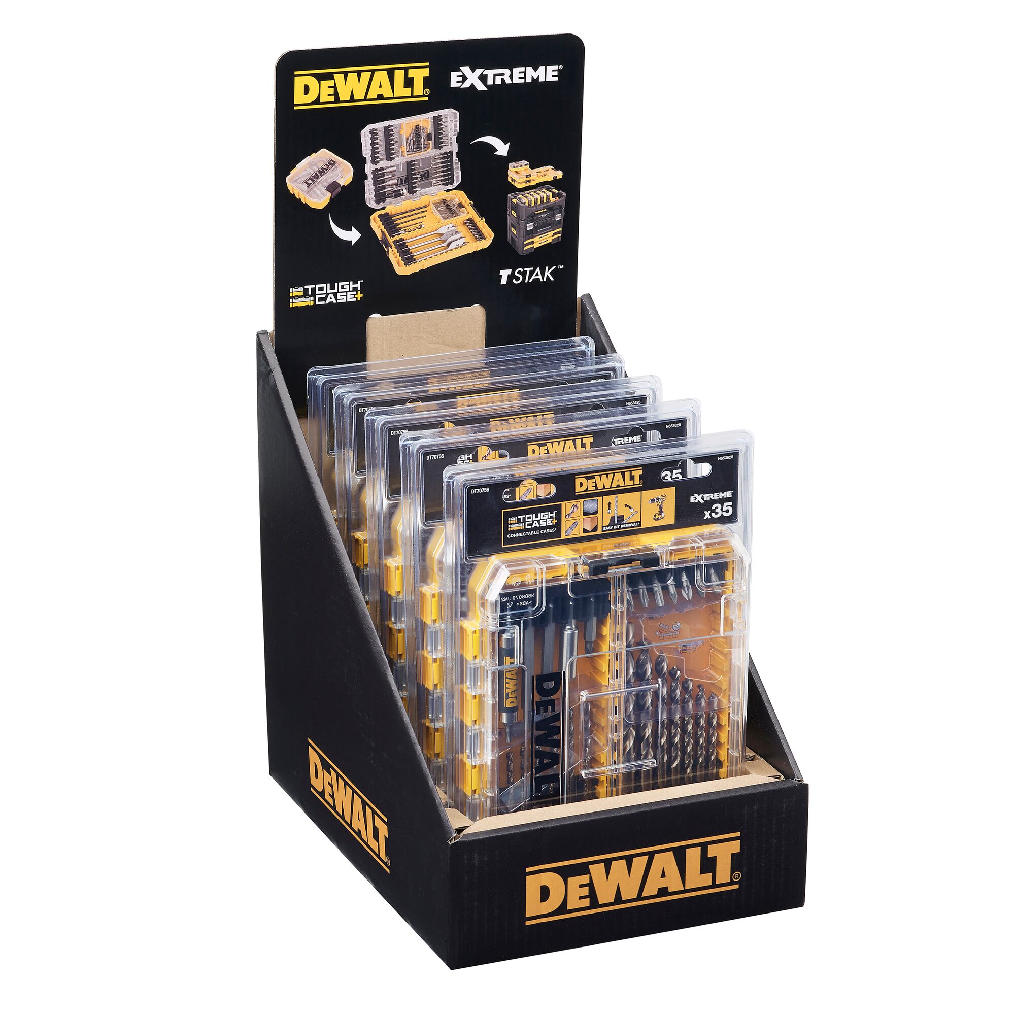 DeWalt otsakute ja metallipuuride komplekt 35-osaline
