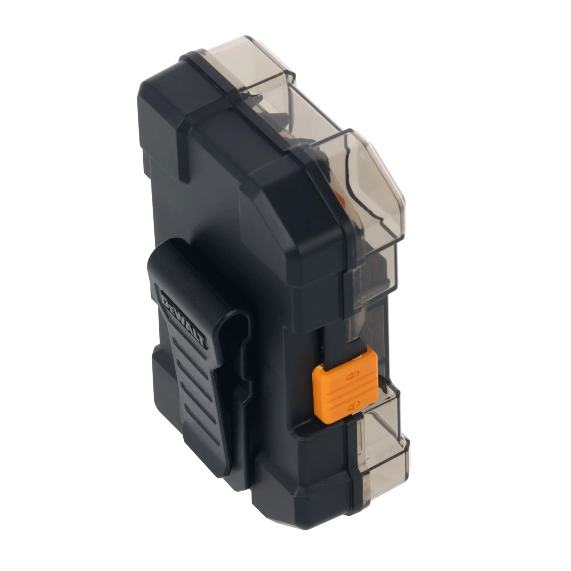 Pildil on DeWalt FLEXTORQ XSTC löökotsakute komplekt koos klambriga.