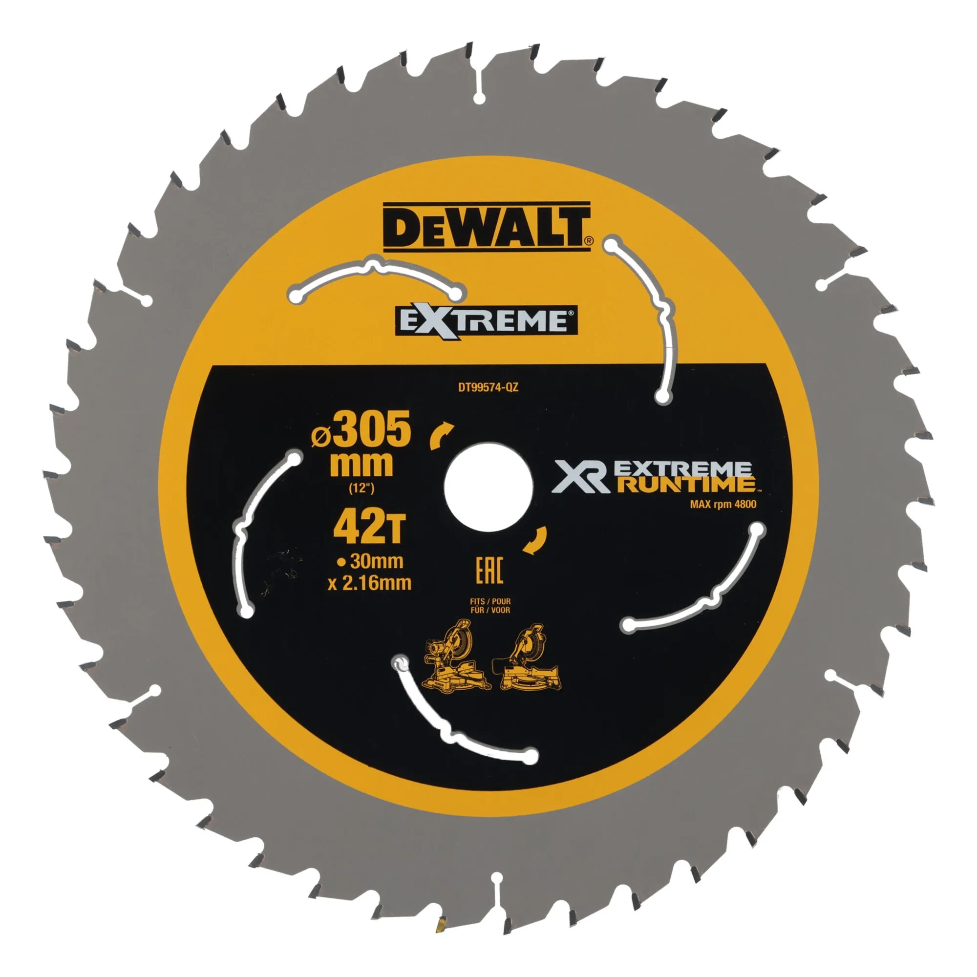 DeWalt пильный диск Extreme Runtime 305 x 30 mm 42T
