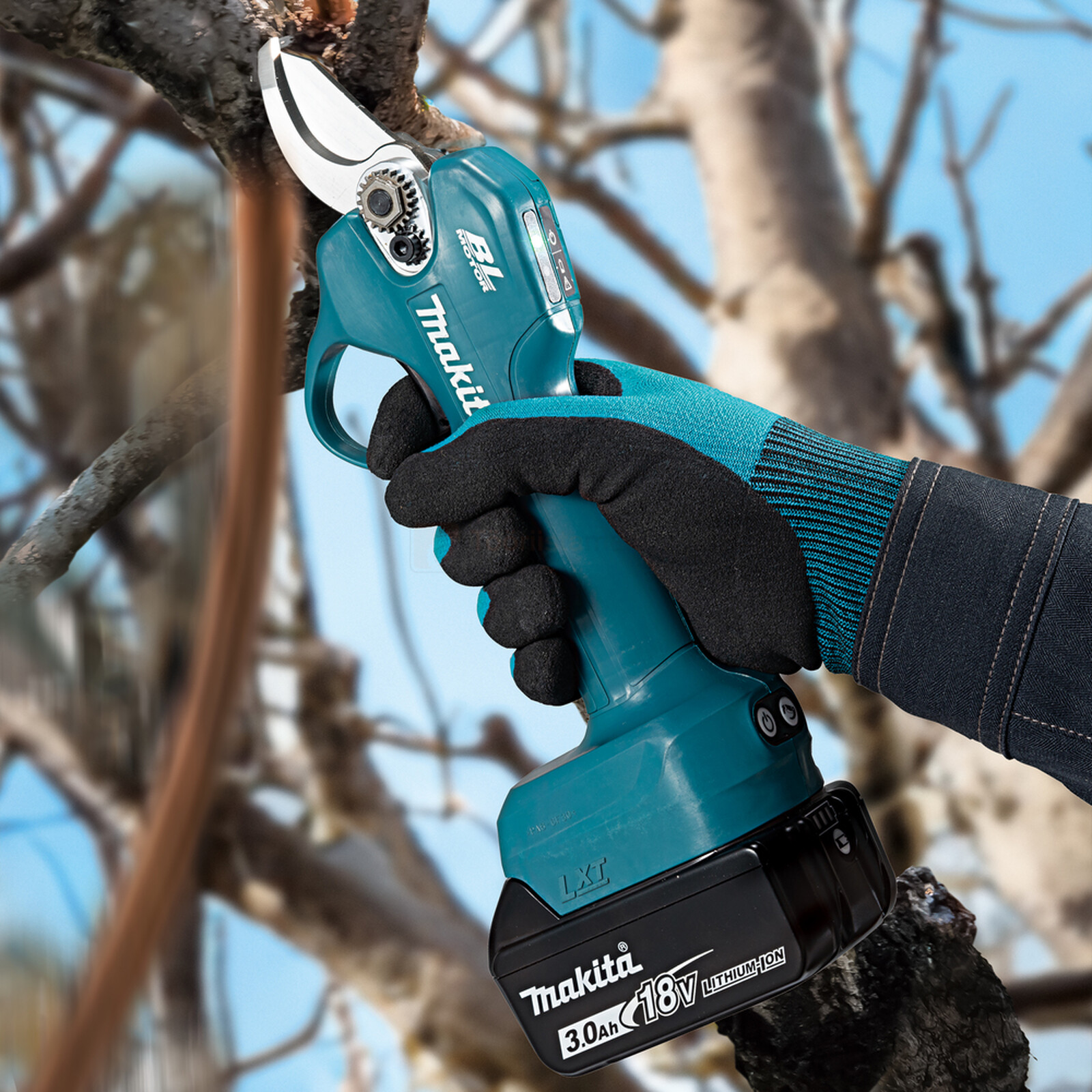 Аккумуляторные секаторы Makita DUP181Z, без аккумулятора и зарядного устройства