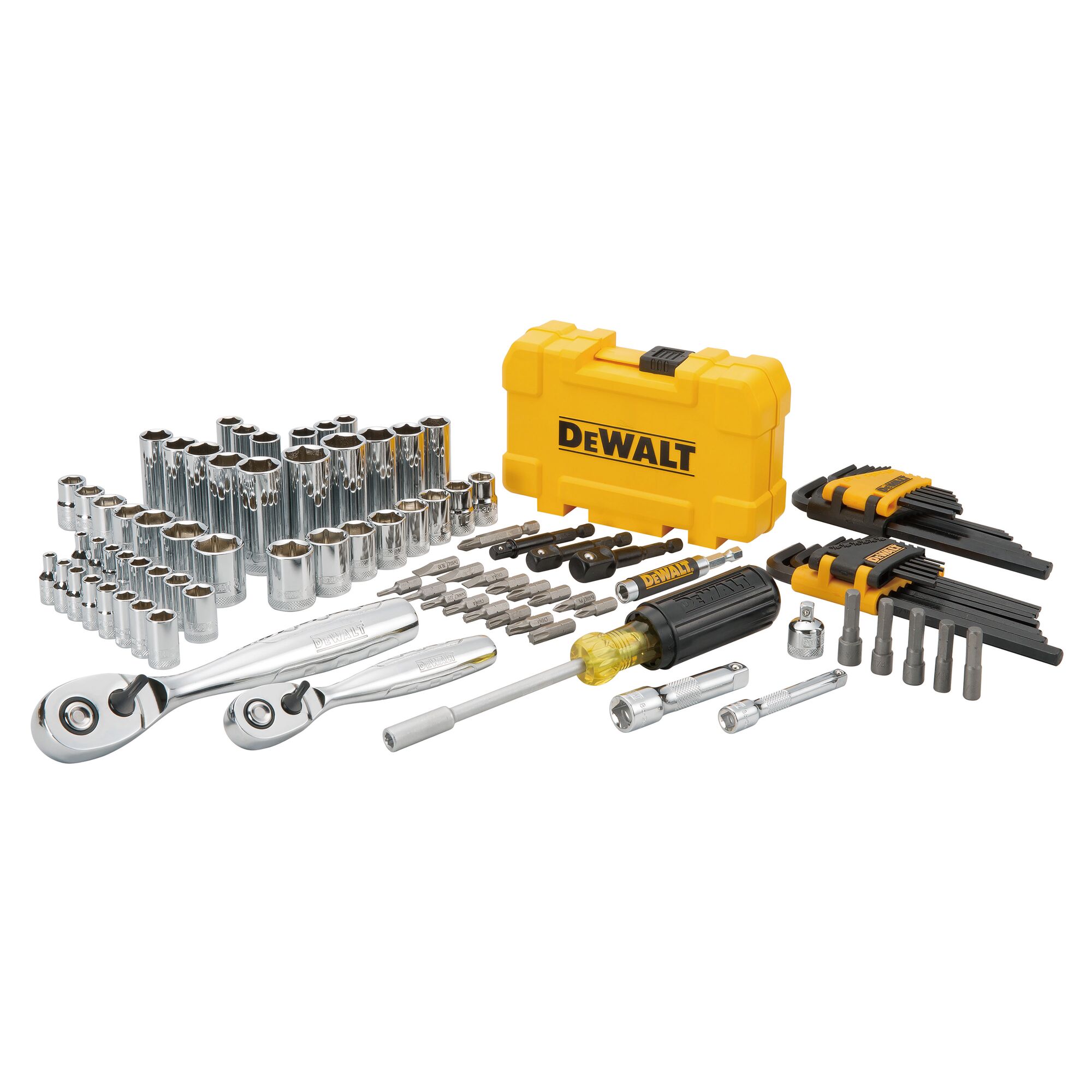 DeWalt įrankių komplektas, 108 dalys
