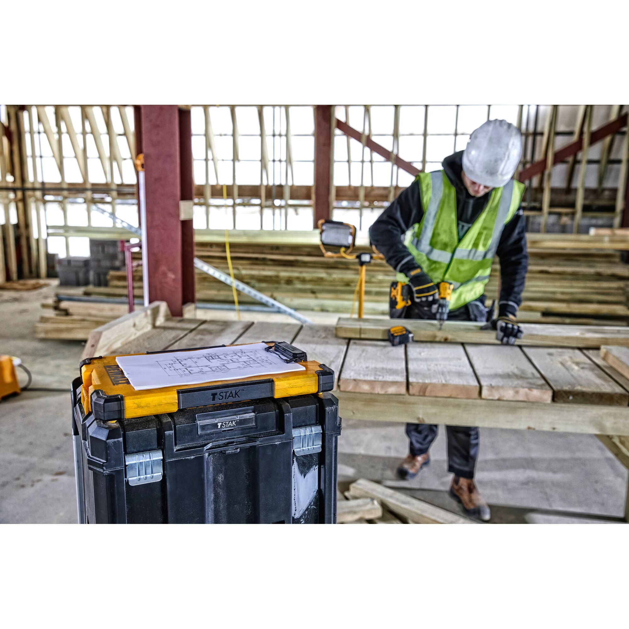 Document Holder/Writing Surface for DeWalt TSTAK Case