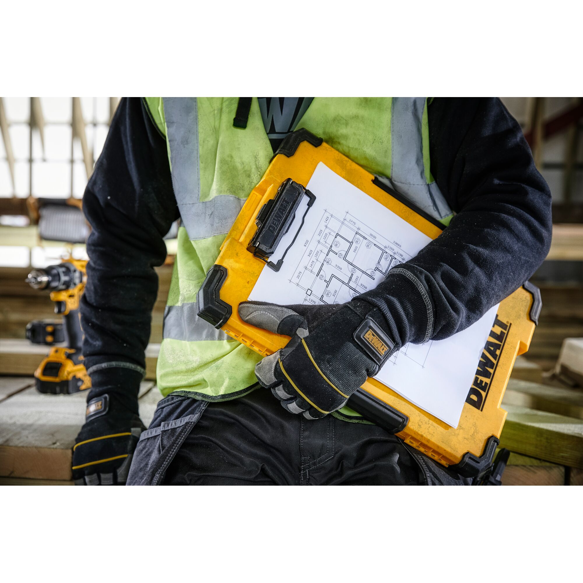Document Holder/Writing Surface for DeWalt TSTAK Case