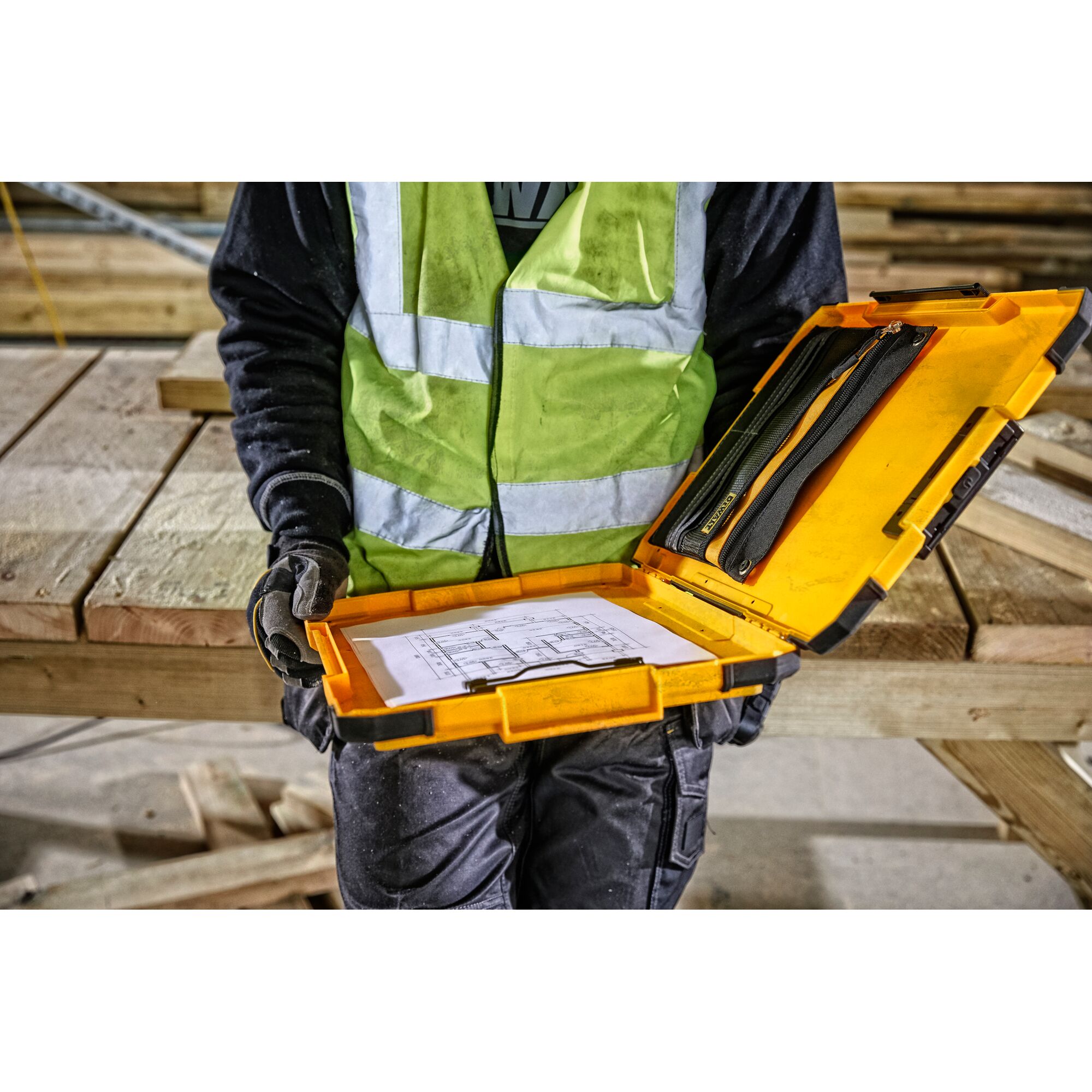 Document Holder/Writing Surface for DeWalt TSTAK Case