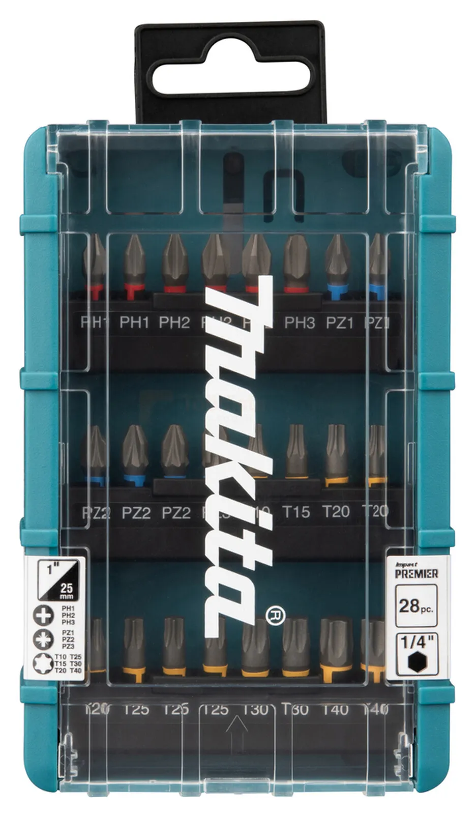 Makita bit set Impact PREMIER 28-piece