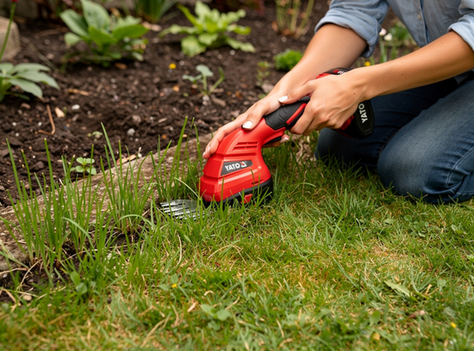 Yato кусторез и ножницы для травы, без аккумулятора и зарядного устройства