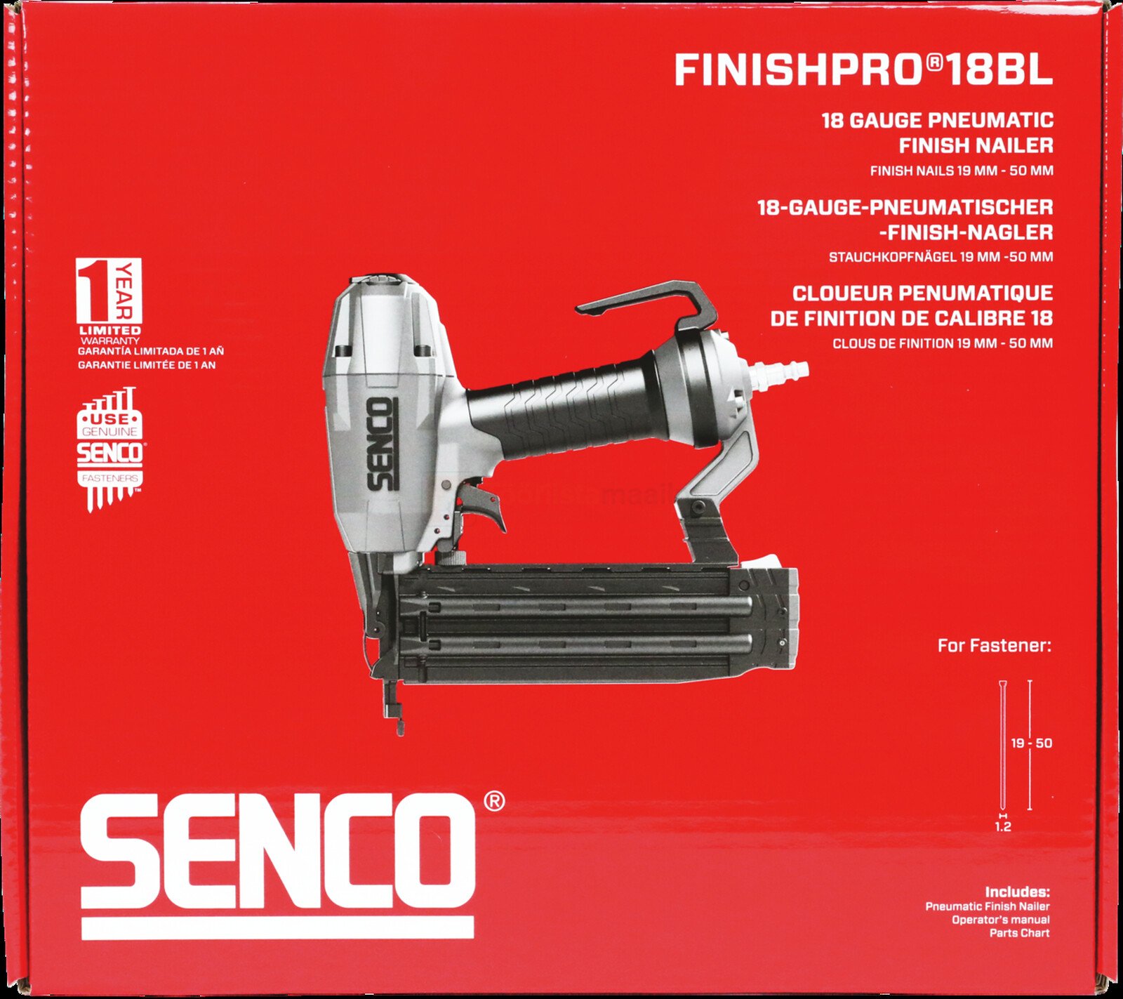 Senco liistunaelapüstol FinishPro18BL 3