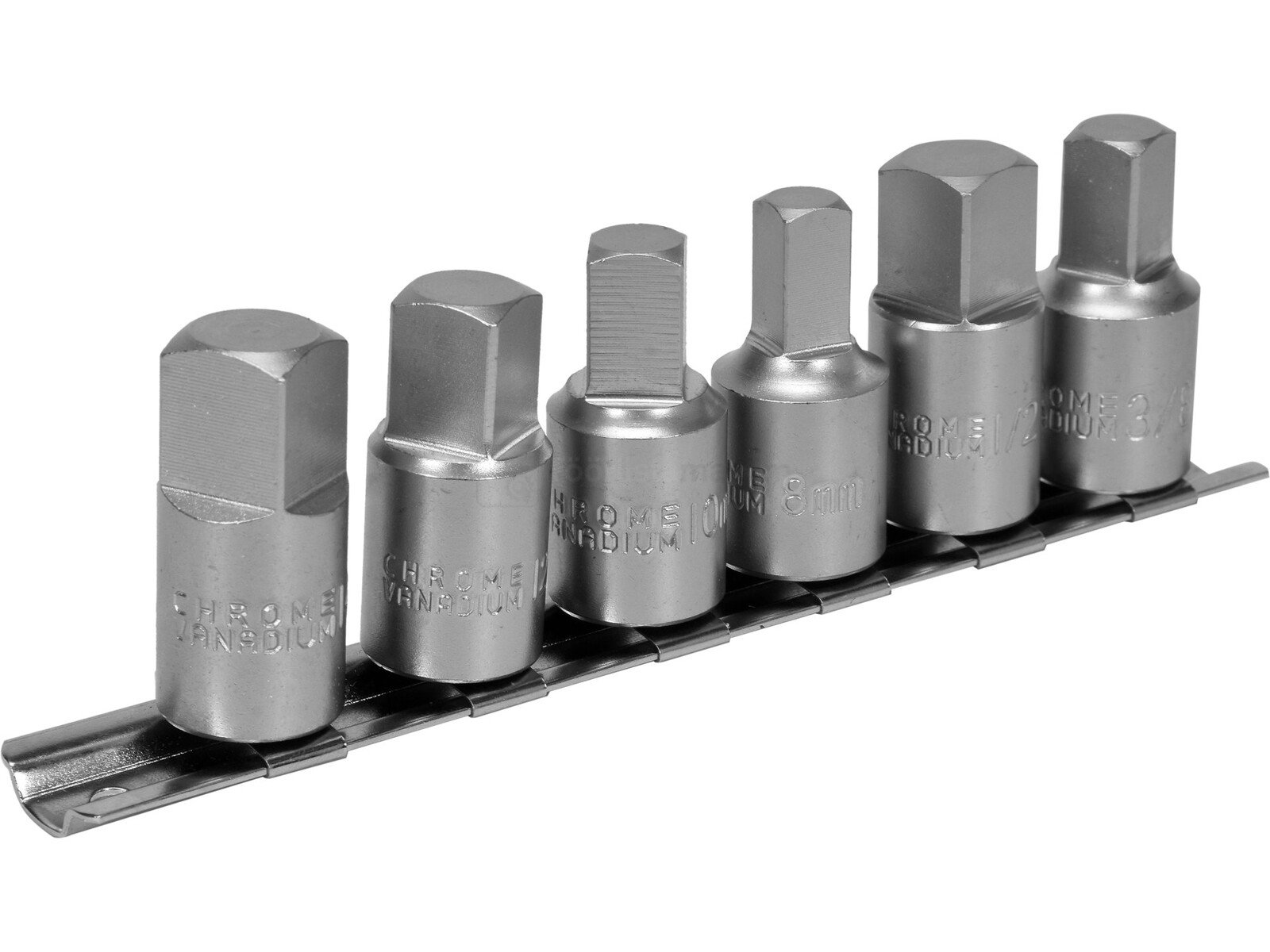 Pildil on YATO nelikantpadrunite komplekt õlikorkidele, mis sisaldab kuut erineva suurusega padrunit.