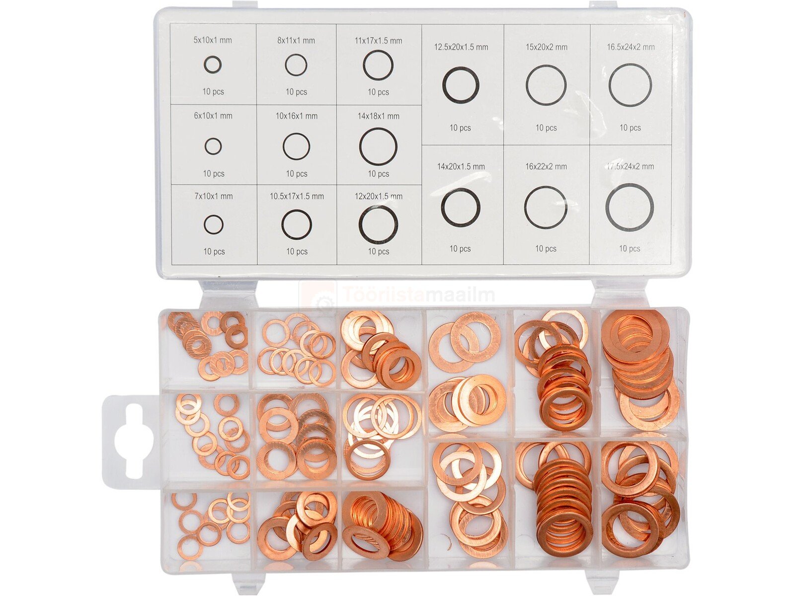 YATO copper washer set 150 parts