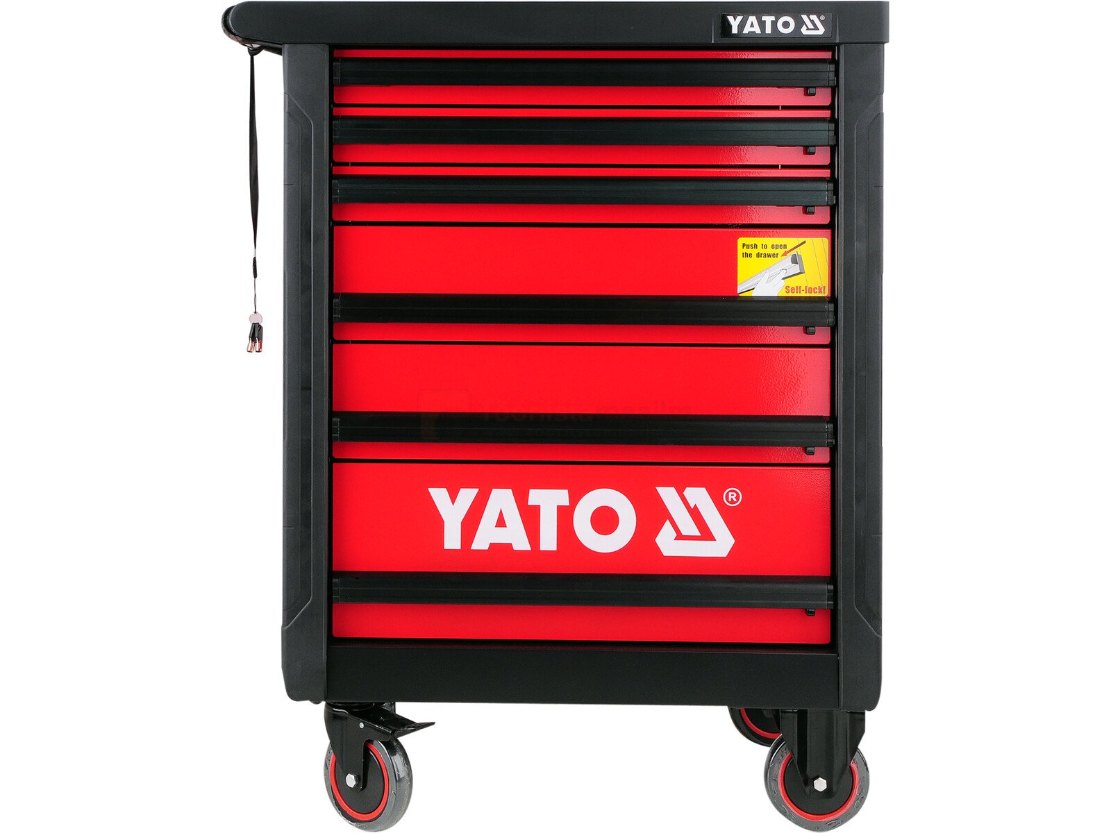 YATO wheeled tool cart with 6 drawers