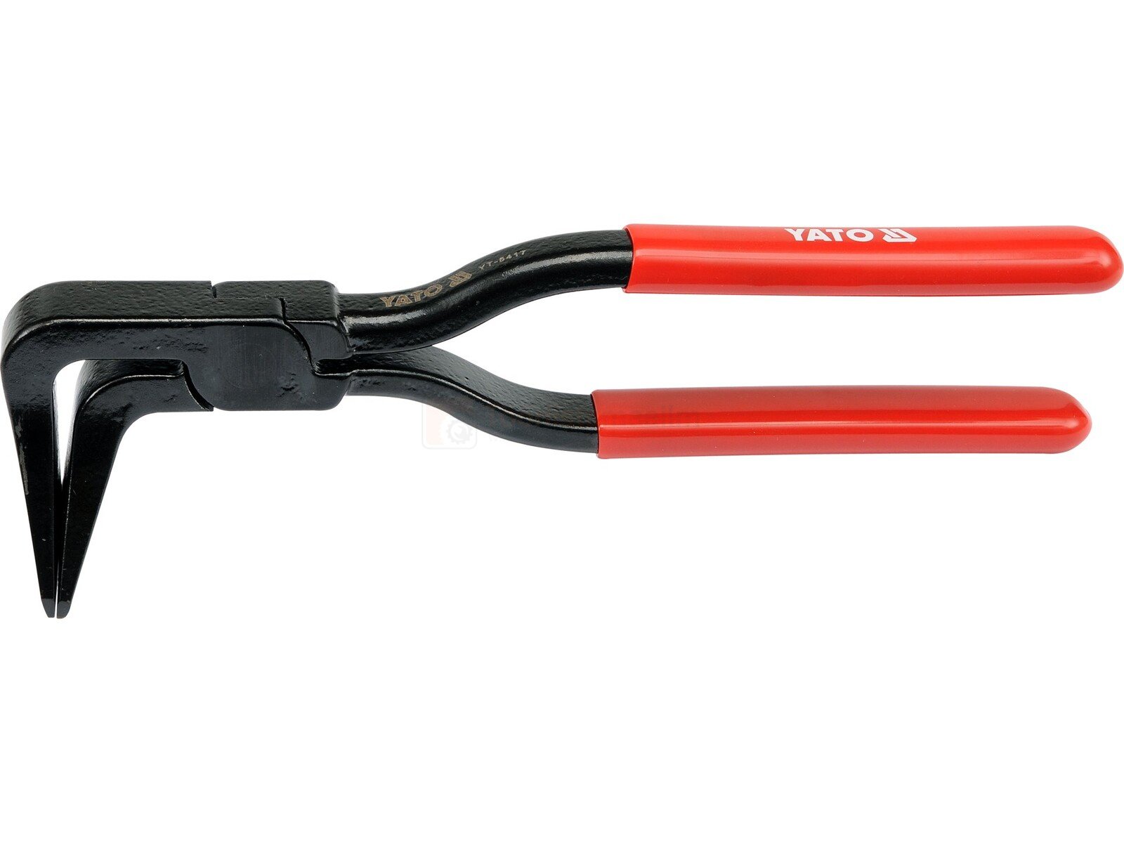 Pildil on YATO valtstangid 260 mm, 90° peaga, millel on punased käepidemed ja mustad tööosad.