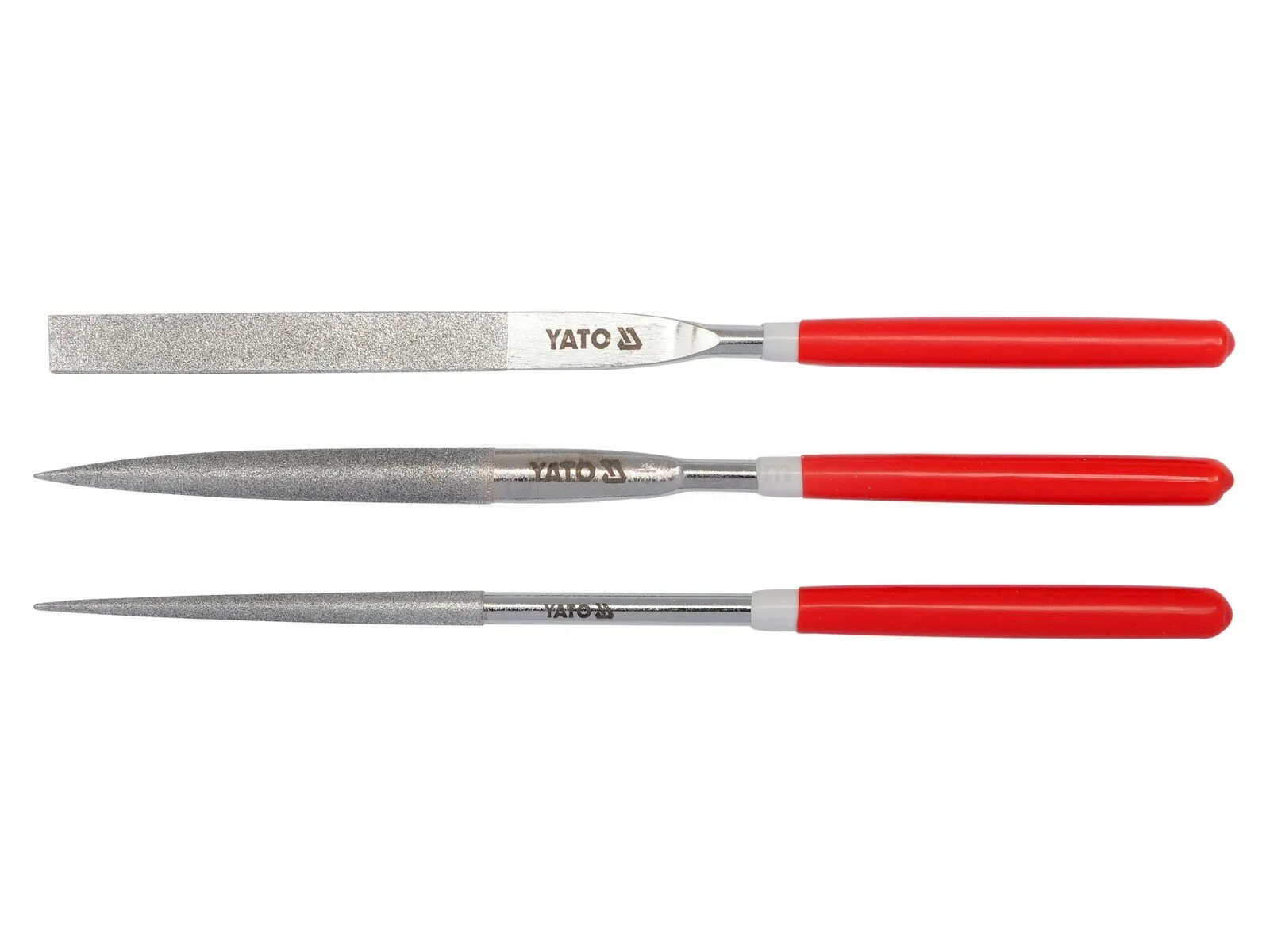 YATO diamond file set 3-piece (180 mm)