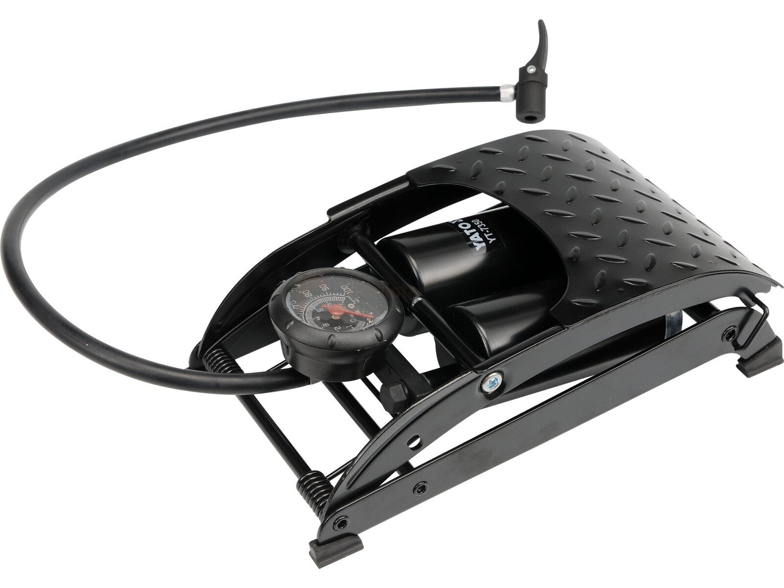 YATO two-cylinder foot pump