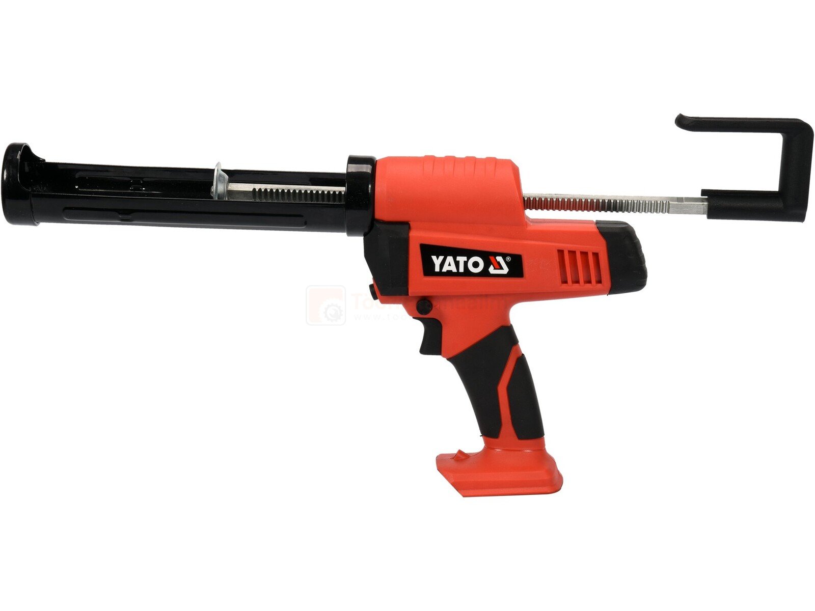 Pildil on Yato kaubamärgi 18V akutoitel silikoonipüstoli korpus.