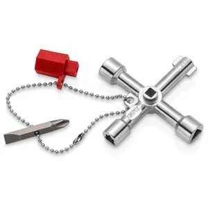 KNIPEX juhtimiskapi võti kõigile standardsetele kappidele ja väljalülitussüsteemidele
