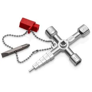 KNIPEX Profi-Key kõigile standardsetele väljalülitussüsteemidele iseteeninduskaart/blister