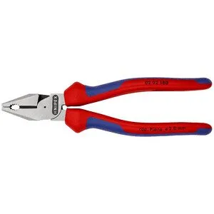 KNIPEX lieljaudas kombinētās knaibles 180 mm blisterī