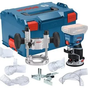 Bosch akumulatora malu frēze GKF 18V-8 + TE 600, bez akumulatora un lādētāja