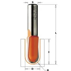 R=4,75 mm D=9,5 mm I=6,4 mm L=50,8 mm S=8 mm  HW