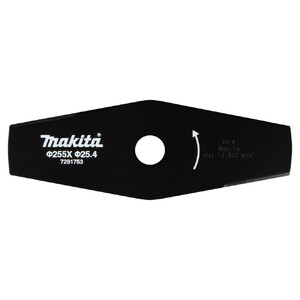 Makita rohuketas 255 x 25,4 mm 2-teraline