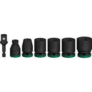 Bosch smūginių lizdų ir adapterių komplektas PRO Impact 1/2" 13-24 mm 6 dalių