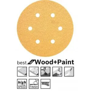 Bosch Best for Wood and Paint 320 šlifavimo popierius