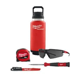 Milwaukee tööriistakomplekt koos PACKOUT™ pudeliga, 8-osaline