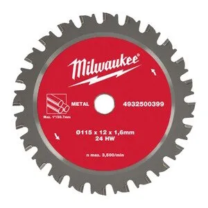Milwaukee saeketas 115 x 12 x 1,6 mm, 24 hammast M18 FPCS akutorulõikurile