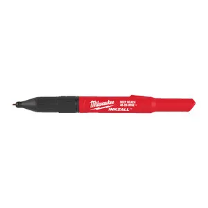 Milwaukee маркер Inkzall, сверхтонкий наконечник, для труднодоступных мест, черный