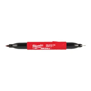 Milwaukee marķieris Inkzall, īpaši smalks / smalks gals, melns