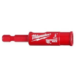 Milwaukee teemantpuur Diamond Plus 12 mm, 1/4" kuuskantsabaga