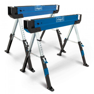 Scheppach darbinis stovas 61,8-82 cm max 600 kg 2 vnt