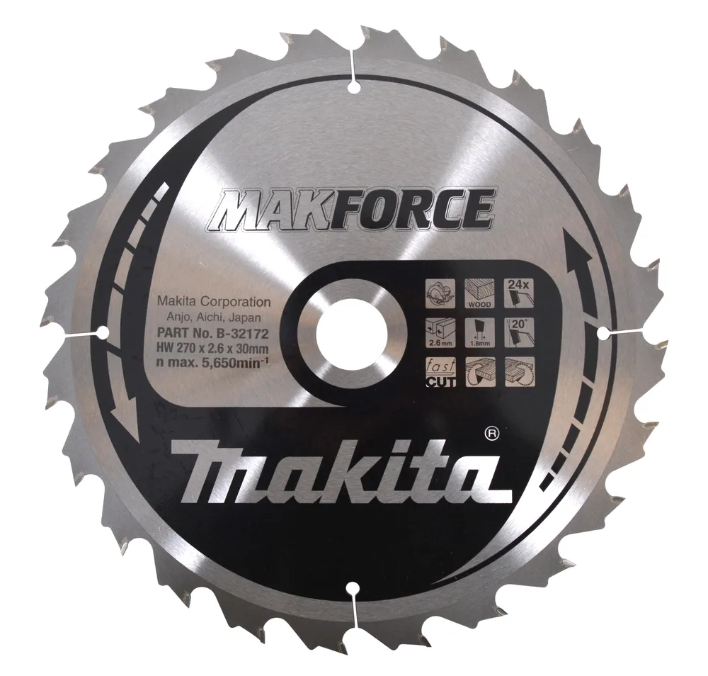 Makita saeketas MAKFORCE 270 x 30 x 2,6 mm 24T 20°