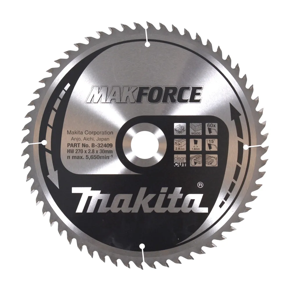 Makita saeketas MAKFORCE 270 x 30 x 2,8 mm 60T 15°