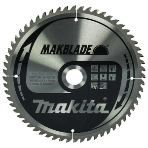 Makita zāģripa MAKBLADE 255 x 30 x 2,3 mm 60T 5°
