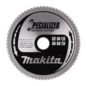 Makita zāģa asmens 185 x 30 x 1,7 mm 70T -10°, metāla plāksnēm