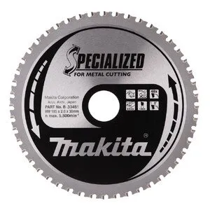 Makita zāģa disks 185 x 30 x 2,0 mm 48T 0°, metālam