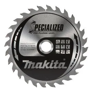 Makita saeketas 165 x 20 x 2,0 mm 28T 15°, sukelsaagidele