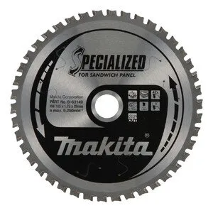 Makita saeketas 165 x 20 x 45 mm 45T 0°, Sandwich paneelile