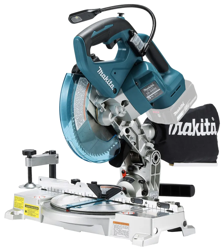 Makita ar akumulatoru atdalīšanas un leņķa zāģis DLS600Z, bez akumulatora un lādētāja