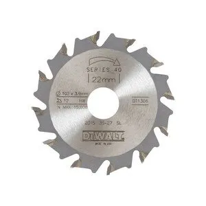 DeWalt lamellifreesi tera 102 x 3,9 x 22 mm