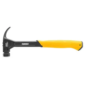 DeWalt naglu āmurs 570 g, ar izliektu naglu izvilcēju