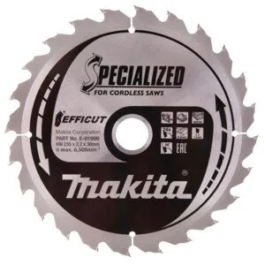Makita pjūklo diskas EFFICUT 235 x 30 x 2,2 mm 24T