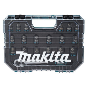 Makita löökpadrunite komplekt IMPACT BLACK 1/2" 8-27 mm + narrevõti 19-osaline