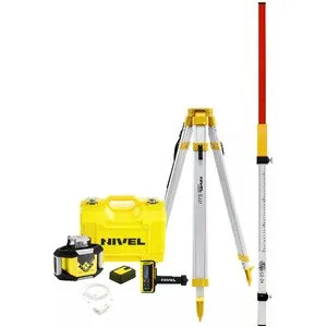 NIVEL System pöördlaser NL300R + vastuvõtja RD300 + statiiv SJJ1 + mõõtelatt LS-24