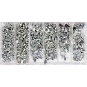 Yato tauriņu uzgriežņu komplekts M4-M10 150 daļas